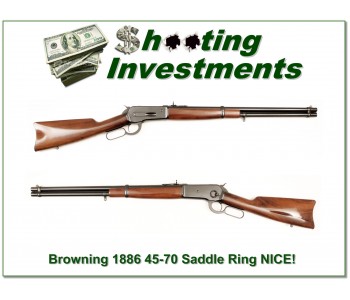 Browning 1886 45-70 Saddle Ring!